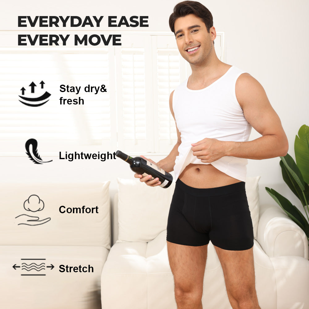 Men's Leakproof Wide Band Underwear