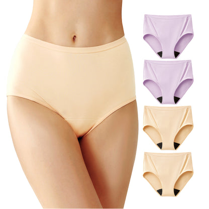 Women's High-Waist Leakproof Underwear 4Pack (50ml)