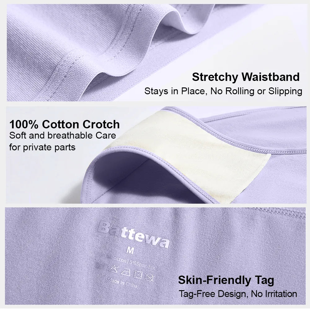 Women's Regular Cotton Panties (High-Waist)
