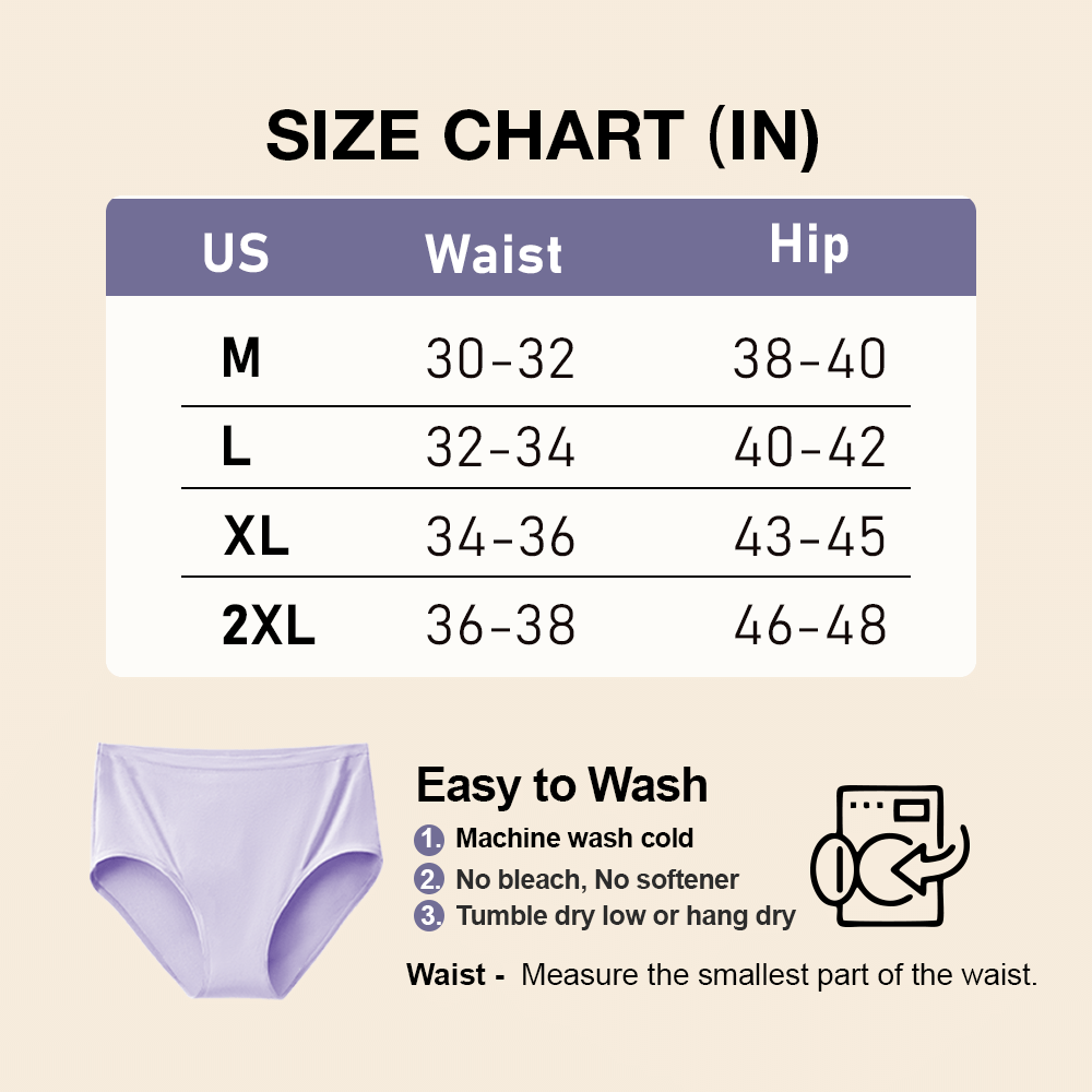Women's High-Waist Cotton Panties