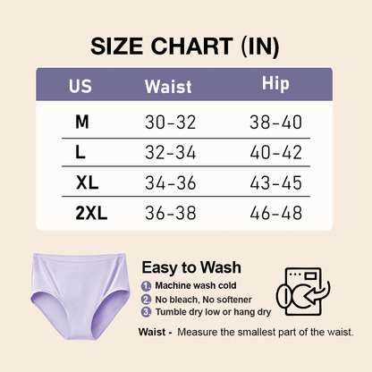 Women's High-Waist Cotton Panties