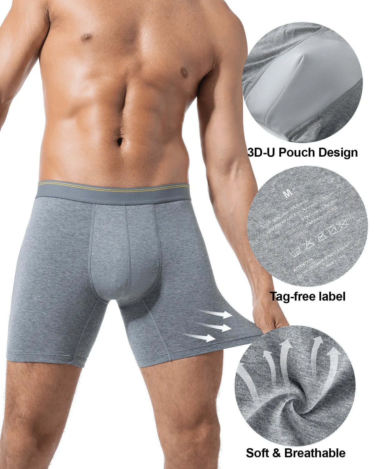 Men's Incontinence Underwear 5Pack (50ml)