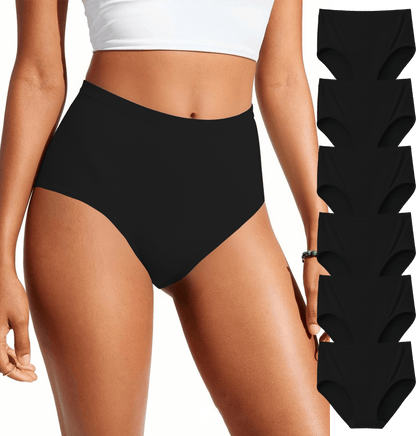 Women's High-Waist Cotton Panties