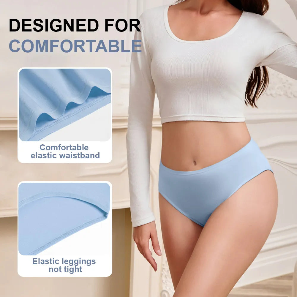 Women's Regular Cotton Panties (Mid-Waist)