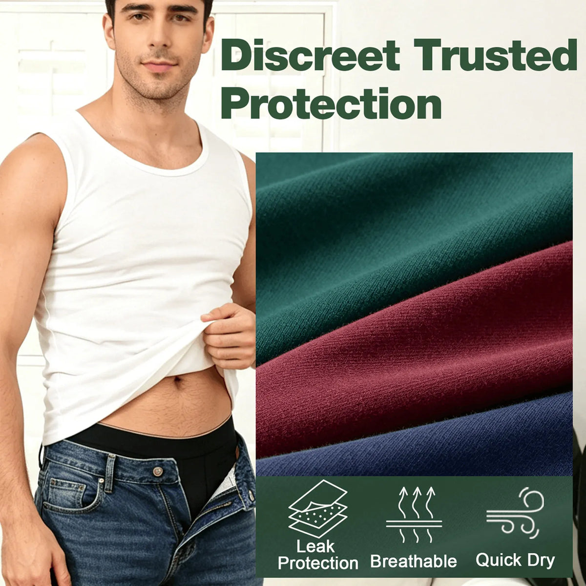 Men's Incontinence Underwear 5Pack (60ml)
