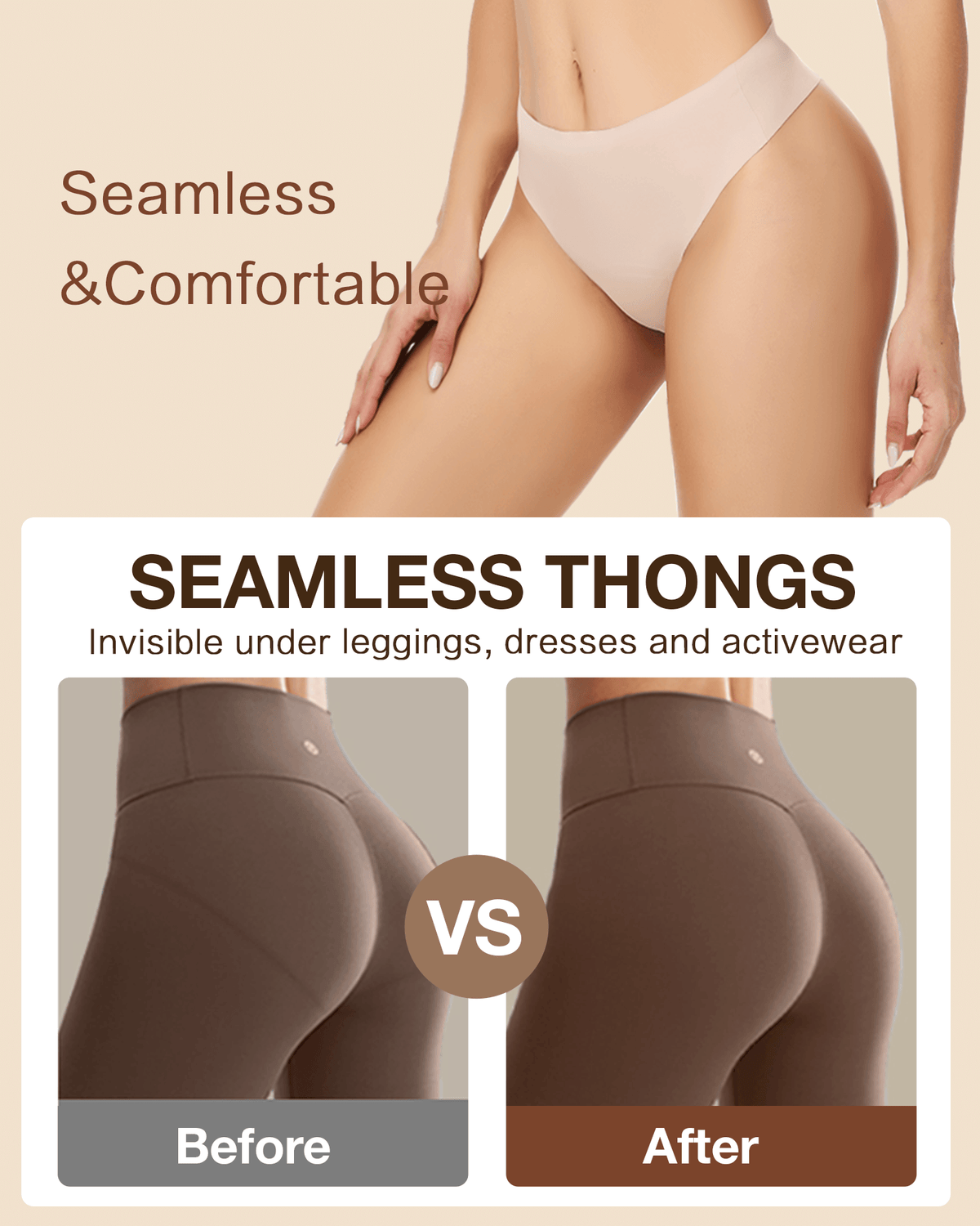 Women's 20ml Thongs (Seamless)
