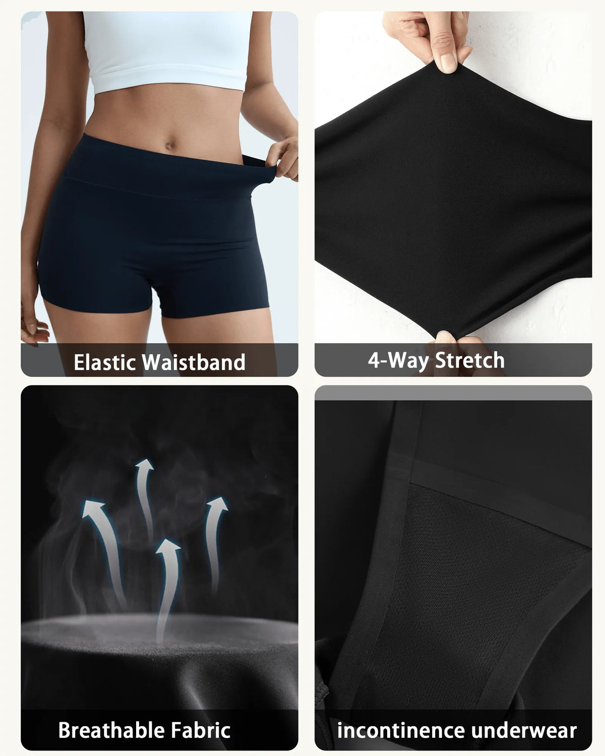 Women's 30ml Boyshorts (Built-In Triangle Liner)