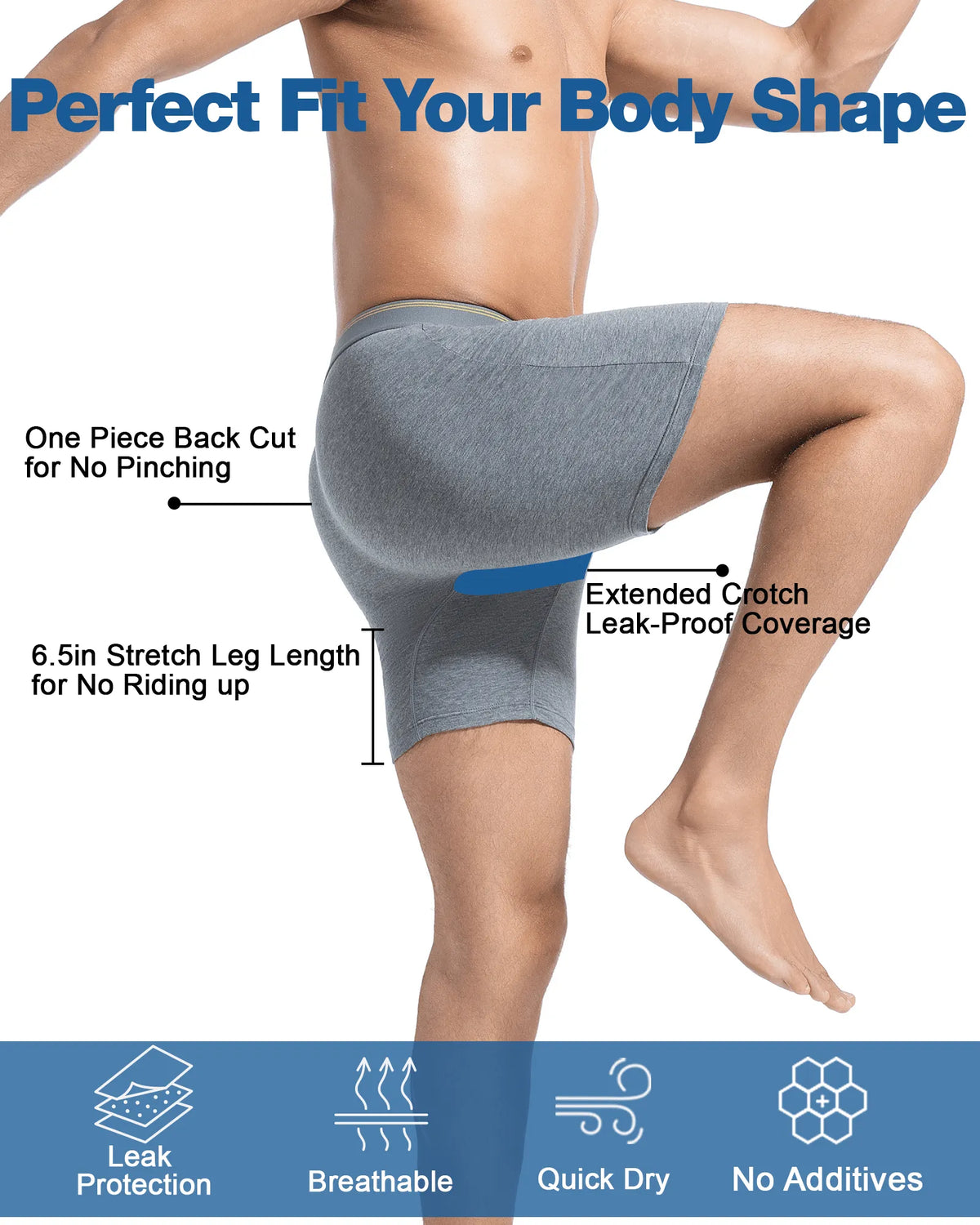 Men's Incontinence Underwear 5Pack (50ml)