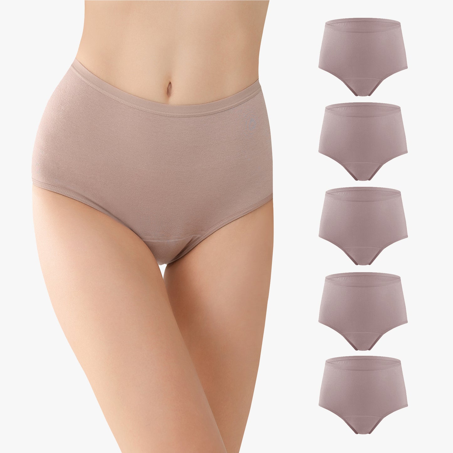 Women's High-Waist Leakproof Underwear (5 Pack)