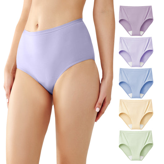 Women's High-Waist Leakproof Panties (5 Pack)