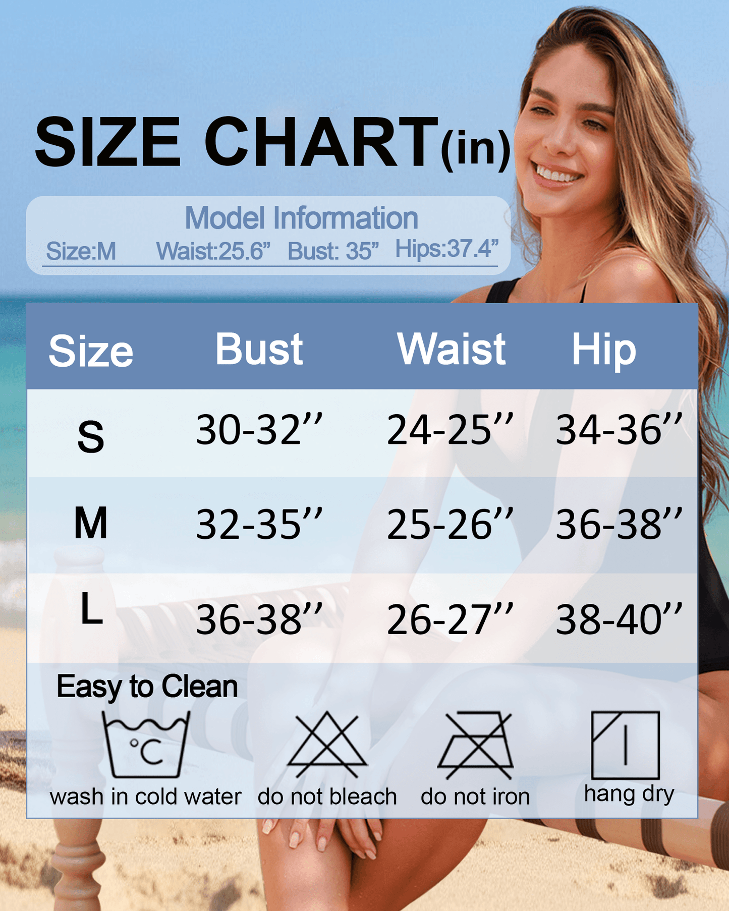 Period V-Neck One Piece Swimsuit (30ml)