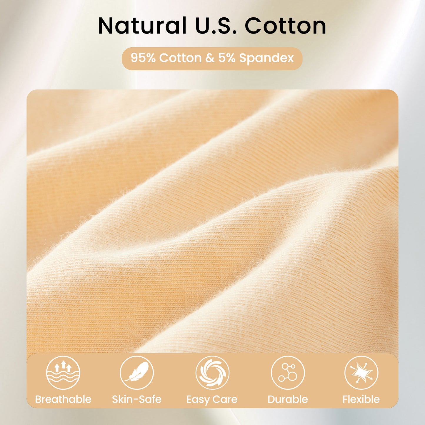 Women's Mid-Waist Leakproof Underwear (3 Pack)