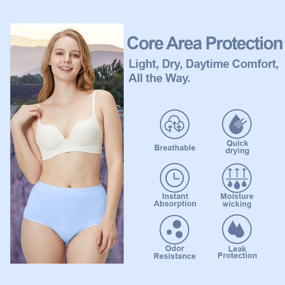 Women's High-Waist Leakproof Panties (5 Pack)