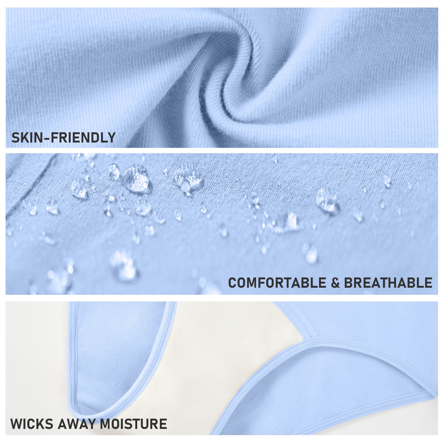 Women's High-Waist Leakproof Panties (5 Pack)