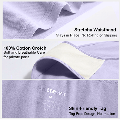 Women's High-Waist Cotton Panties