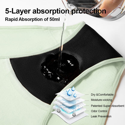Women's High-Waist Leakproof Underwear 3Pack (50ml)