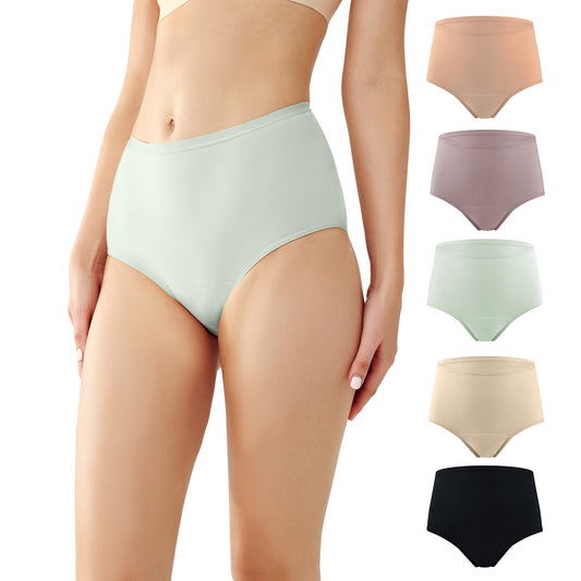 Women's High-Waist Leakproof Underwear (5 Pack)