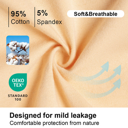 Women's High-Waist Leakproof Underwear 4Pack (50ml)