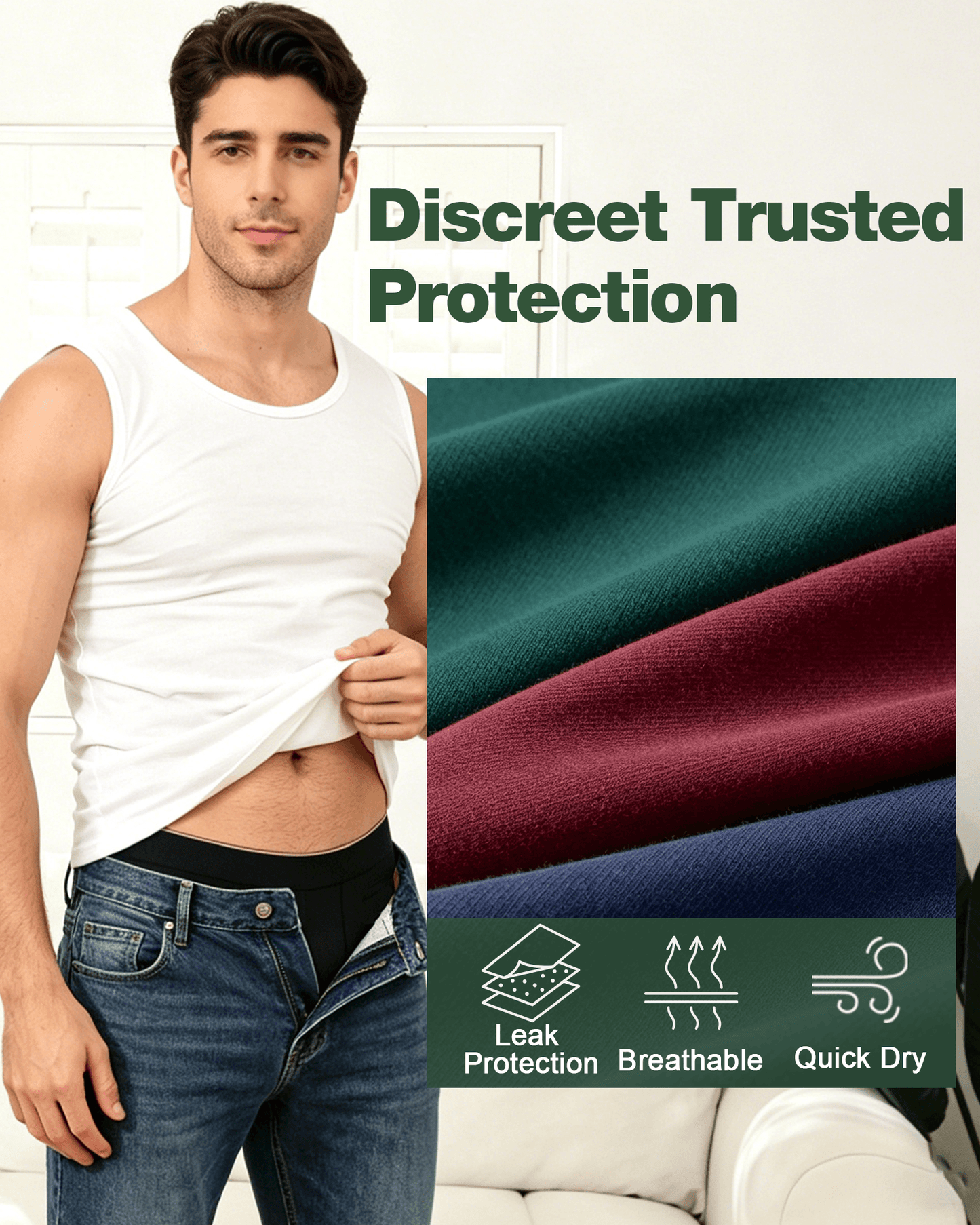 Men's Incontinence Underwear (60ml)