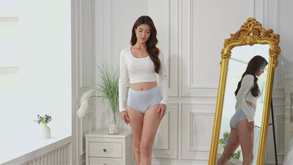 Women's High-Waist Cotton Panties