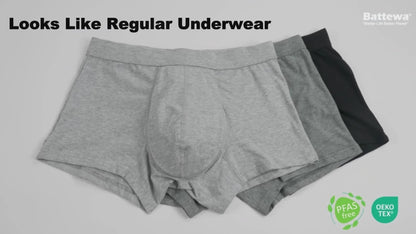 Men's Washable Incontinence Boxer Briefs (50ml)