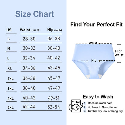 Women's High-Waist Leakproof Panties (50ml)