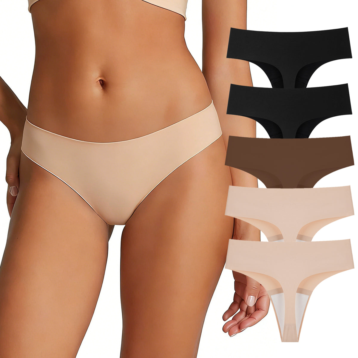 Women's 20ml Thongs (Seamless)